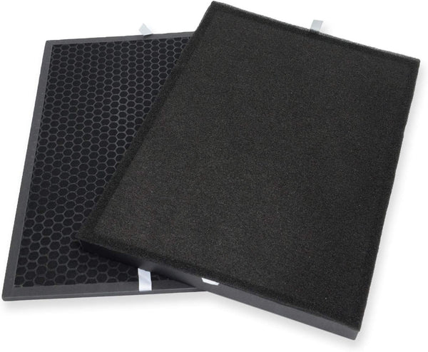 PUREBURG RF200 Replacement Filter Set for Oransi OV200 Air Purifier, H13 HEPA + Activated Carbon