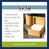 RSVP International Bamboo Collection Reusable Recipe Box, 7x5.6x4.5, Biodegradable