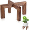 Vigordream Plant Stand, Indoor/Outdoor Wood Plant Holder, Single Flower Pot Stand, Sturdy