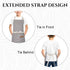 Stripes Kids Cooking Apron, Adjustable Kids Apron with 2 Pockets for Boys and Girls