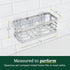 Cuisinart Sponge Holder for Kitchen SinkMetal Sink Caddy with Triple Suction Cups, Kitchen Sink Organizer, Organization