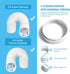 Portable Air Conditioner Window Kit with Coupler, Adjustable Seal for AC Unit, Universal Ducting (5.9 Inches Diameter)