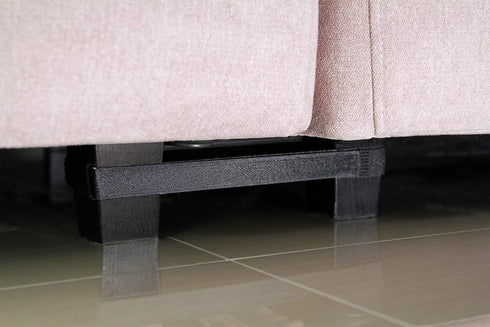 BOWERBIRD Sectional Connectors for Sliding Sofas, Innovative Double Reinforcement, 4 Sets for 3 Piece Sofa