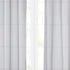 Odor Neutralizing Sheer Voile Grommet Window Curtain for Bedroom or Living Room, 59 in x 120 in, Light Grey