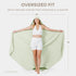 58'' 58'', Comfy Cubs Adult Hooded Towel - Large x Soft, Absorbent, and Stylish Dual-Function Muslin Towel Hoodie