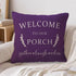 ULOVE LOVE YOURSELF 18x18,2Pack Country Porch Decor Throw Pillow Covers Farmhouse Pillowcases Welcome to Our Porch Stay
