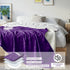 80'' 60'' 3 50oz Tisancy Love Purple Waterproof Bed Blanket, Queen Size x Double Side Leakproof Reversible Sherpa
