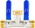 EJW 2 Way Faucet Splitter,Double Hose Connector,Garden Hose Splitters, Hose Splitter 2 Way,