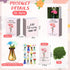 36 Sets Thank You Bulk Gifts for Women Mothers Day Teacher Appreciation Positive Mini Bud Vases with Flowers Office