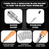 12 Orblue Bread Lame, Bread Scoring Knife, Bread Lame Dough Scoring Tool for Artisan Sourdough, Lame Bread Tool