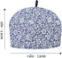 Operitacx Tea Cozy, Anti-Scald Cotton Vintage Floral Insulated Teapot Cover for Home Kitchen Hotel Restaurant
