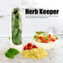 Herb Savor Pod, Clear Herb Storage Container Lasting Refrigerator Fresh Herb Keeper Portable Herb Saver Best Keeper for Freshest Produce, Herbs, Mint, Parsley, Chives, Rosemary, Oregano, Thyme