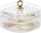 LETURE 3-Layer Acrylic Jewelry Organizer Box for Stud Earrings, Necklaces, Bracelets, and Small Bead Storage