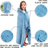 50"x30" 3-12 Hiturbo Kids Hooded Bath Towel: Soft Plush Pool Beach Fleece Towel Blanket - Toddler Towels Wrap for Boys