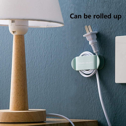 4every 4pcs electrical plug holders,Plug Organizer,phone charger holders for nightstand,charging cord holder wall,car