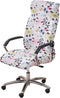 CRFATOP Stretch Computer Office Chair Cover with Durable Zipper, Universal Rotating Desk Chair Slipcover
