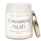 Sweet Water Decor Cinnamon Roll Candle - Fall Scented Soy Candle with 40 Hours Burn Time - 9Oz Gold Lid Clear Jar