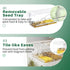 Window Bird Feeder for Outdoors - Clear Mounted Feeders with Self-Adhesive Hooks for Wild Bird Watching