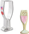 Champagne Glass Cookie Cutter, 4.25" by Ann Clark, Made in USA