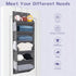 12 6 6 50lbs Closet, (1 Pack) Over the Door Shoe Rack Organizer Hanging Storage for Pairs of Shoes, Mesh Pockets + Deep