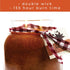 A Cheerful Giver Papa's Pumpkin Pie Scented Candle Jar, 34oz with Lid, 155 Hours Burn Time, Gift for Women, Brown