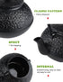 40oz/1200ml Sotya Cast Iron Teapot, Japanese Tetsubin Tea Pot with Infuser for Loose Leaf and Tea Bags, Tea Kettle