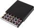 Mind Reader Single Serve Coffee Pod Drawer, 36 Pod Capacity Countertop Organizer, Black