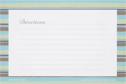 C.R. Gibson Forage 4x6 Double Sided Recipe Cards, Multicolor