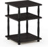 Furinno Turn-N-Tube Easy Assembly Multipurpose End Table, Side Table, Nightstand, French Oak Grey/Black