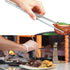 2 Pcs Extra-Long 12-Inch Fine Tweezer Tongs, Stainless Steel