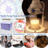Dimmer, Electric Candle Warmer Lamp with Colorful Diamond Lampshade, Metal Wax Melting Lattern with Timer