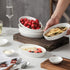 UIBFCWN Au Gratin Baking Dishes - 7.5"x4.5" Ceramic Oval Individual Casserole Dishes, Set of 4
