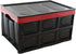 Dependable Industries Essentials Collapsible Storage Box, Foldable Utility Bin with Lid for Home Office Organization