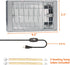 400W, 2 Settings, Chicken Coop Heater for Winter, Heat Lamp for Chickens Chicken Heater for Coop with Heating