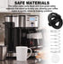 Coffee Maker Brew Basket Water Stop Valve Kit, 2 Sets for Hamilton Beach FlexBrew Coffee Makers Basket 990117900
