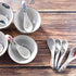 Japanese Style Soup Spoons Set of 8, Ceramic Ramen Spoons for Wonton, Salad, Porridge
