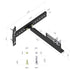L300 Adjustable Base Headboard Brackets, Rock Solid Brackets for Adjustable Bed Base, Headboard Adapter Kit