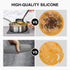 Silicone Trivet Mats - Heat Resistant Pot Holders for Hot Pots and Pans, 4 Pack Gray Trivets for Tables