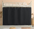 Heavy-Duty Blackout Bottom Bunk Bed Curtains, Twin Size Privacy Canopy, 1 Panel, Black