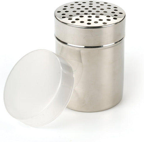 RSVP International Kitchen Shaker Collection, 11 Ounce, All Purpose, Dishwasher Safe, Stainless Steel