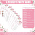 Honoson 279 Set 50 8 Mommy Mommys Pcs Pink Floral Baby Shower Games for Guest, Games Include Baby Shower, Guess