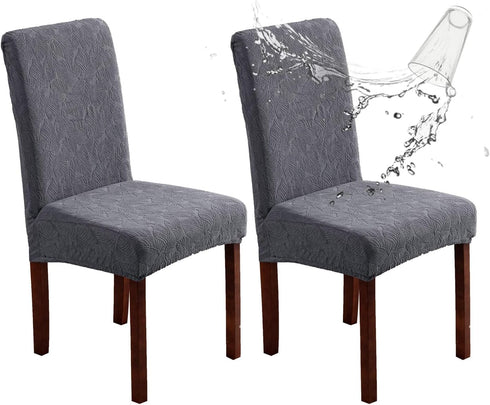 Waterproof Dining Chair Covers, Stretch Parsons Chair Slipcover for Dining Room Kitchen, Removable and Washable