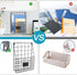 Storage Racks, Metal Wire Wall Mounted Magazine Holder, Wall Hanging Organizer for Files, Newspapers, and Magazines