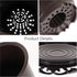 26x20cm GANAZONO Plastic Vintage Chinese Style Planter Flowerpot with Display Stand Succulent Pots Cactus Bonsai