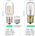LED Microwave Light Bulb, 40W Incandescent Replacement for Refrigerator, Range Hood E17 Intermediate Base, Pack of 2