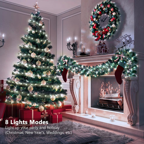 16.5ft Lights(4 Pack), 50 Battery Operated String LED Twinkle Fairy String Lights Battery Powered with Timer for Indoor