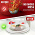Flexzion 10 Inch Microwave Splatter Cover, BPA-Free, Adjustable Steam Vent, Dishwasher Safe