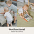 Uniklook Vegan Leather Reversible Multipurpose Paly mat Kids Infant Picnic Blanket - Waterproof Baby Splat mat for High