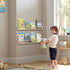 TUEGEGNS Set 2, 32 inches Nursery Book Shelves - Wall Mounted of Wooden Floating Bookshelves for Kids' Room and Study