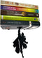 Wall Mounted Metal Floating Bookshelf Supported by Superheros Invisible Bookshelf Metal Shelf